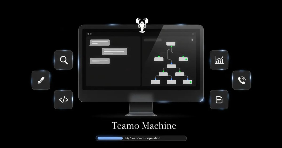 什么是 Teamo Machine？你的 7×24 全天候 AI 电脑，永不停机